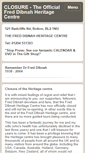 Mobile Screenshot of freddibnahheritagecentre.com