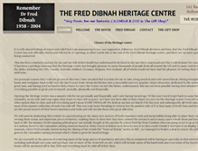 Tablet Screenshot of freddibnahheritagecentre.com